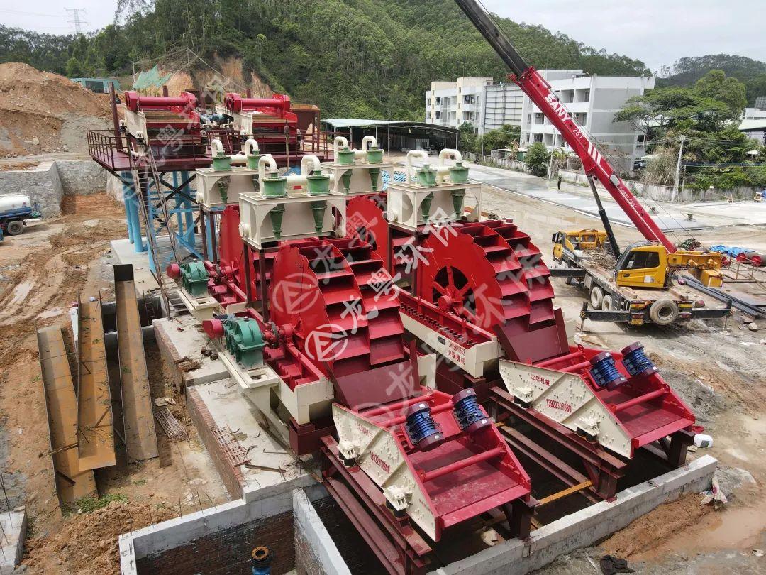 龙粤总承包惠州时产500吨骨料线EPCO项目火热建设中